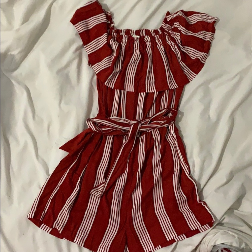 Off the shoulder playsuit